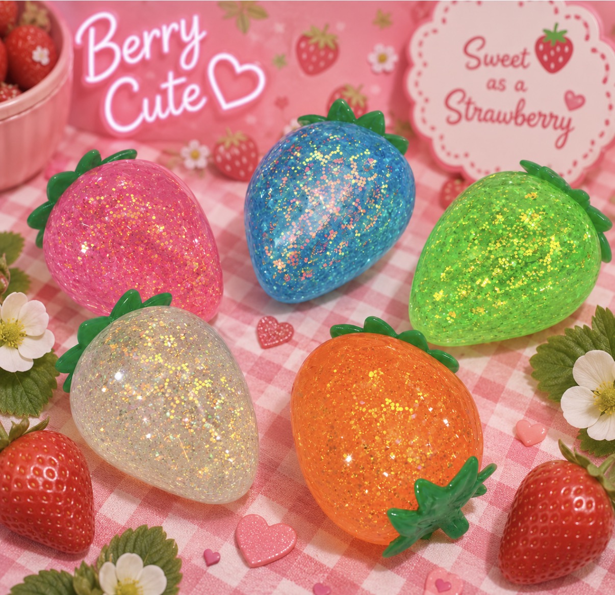 Glitter Strawberry