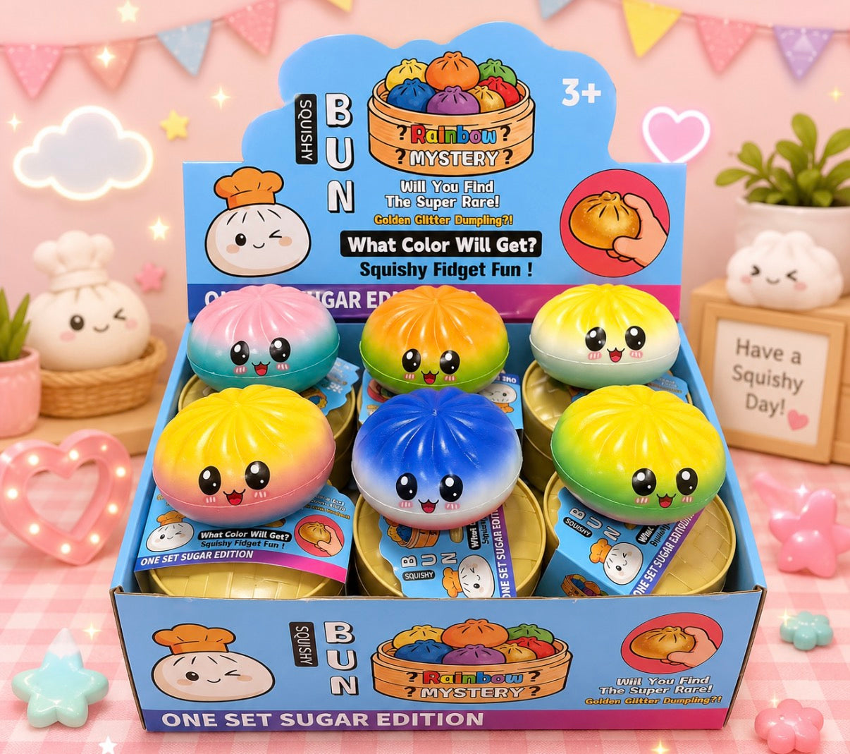 Rainbow mystery dumpling (set of 12)