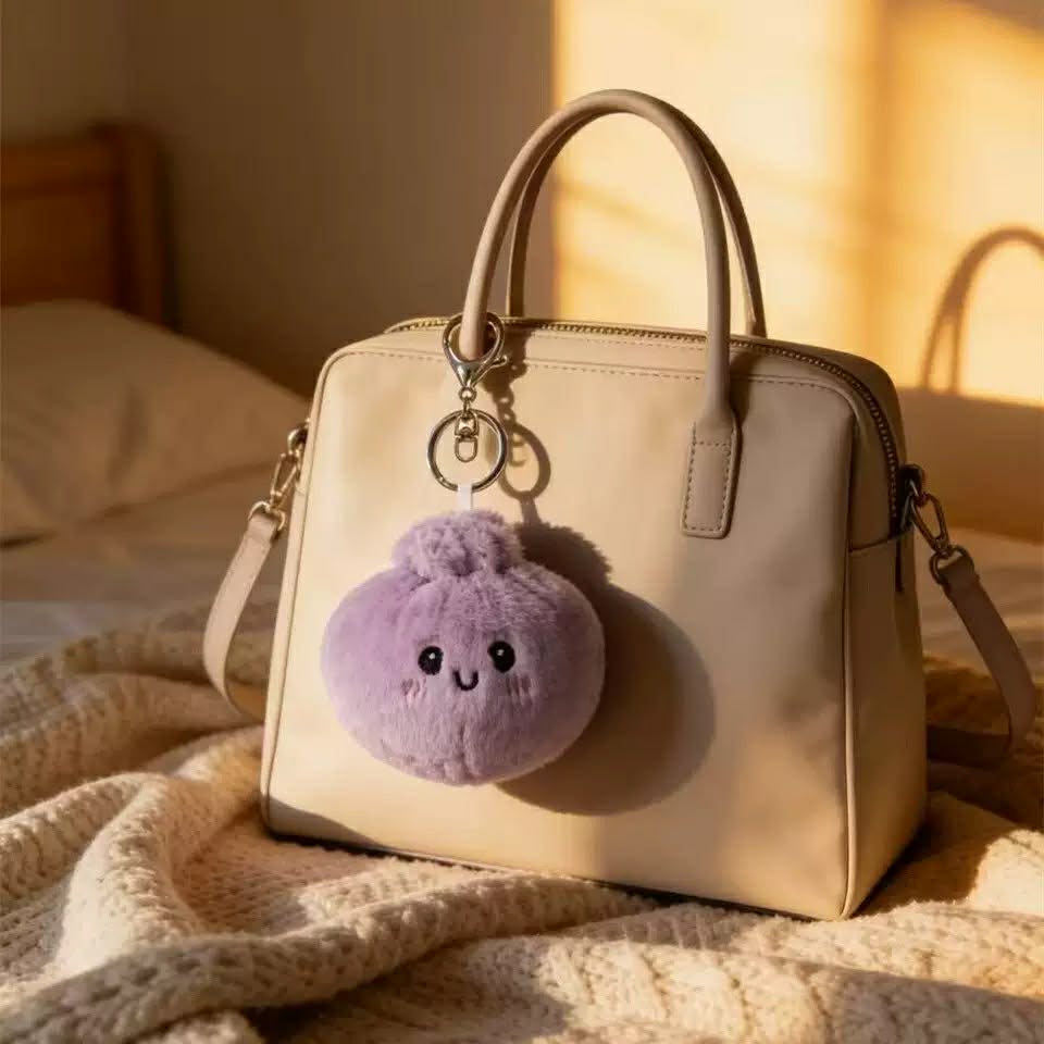 Dumpling Plush Keychain