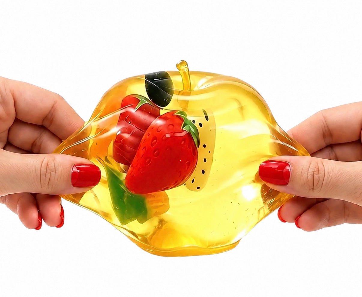 Jelly Apple Filled Squishies - set of 9