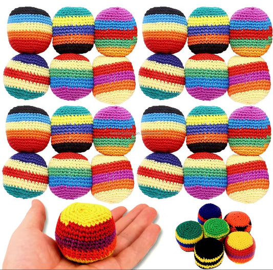 Hacky Sacks - set of 6 - mixed colors (shipping estimate 6/10)