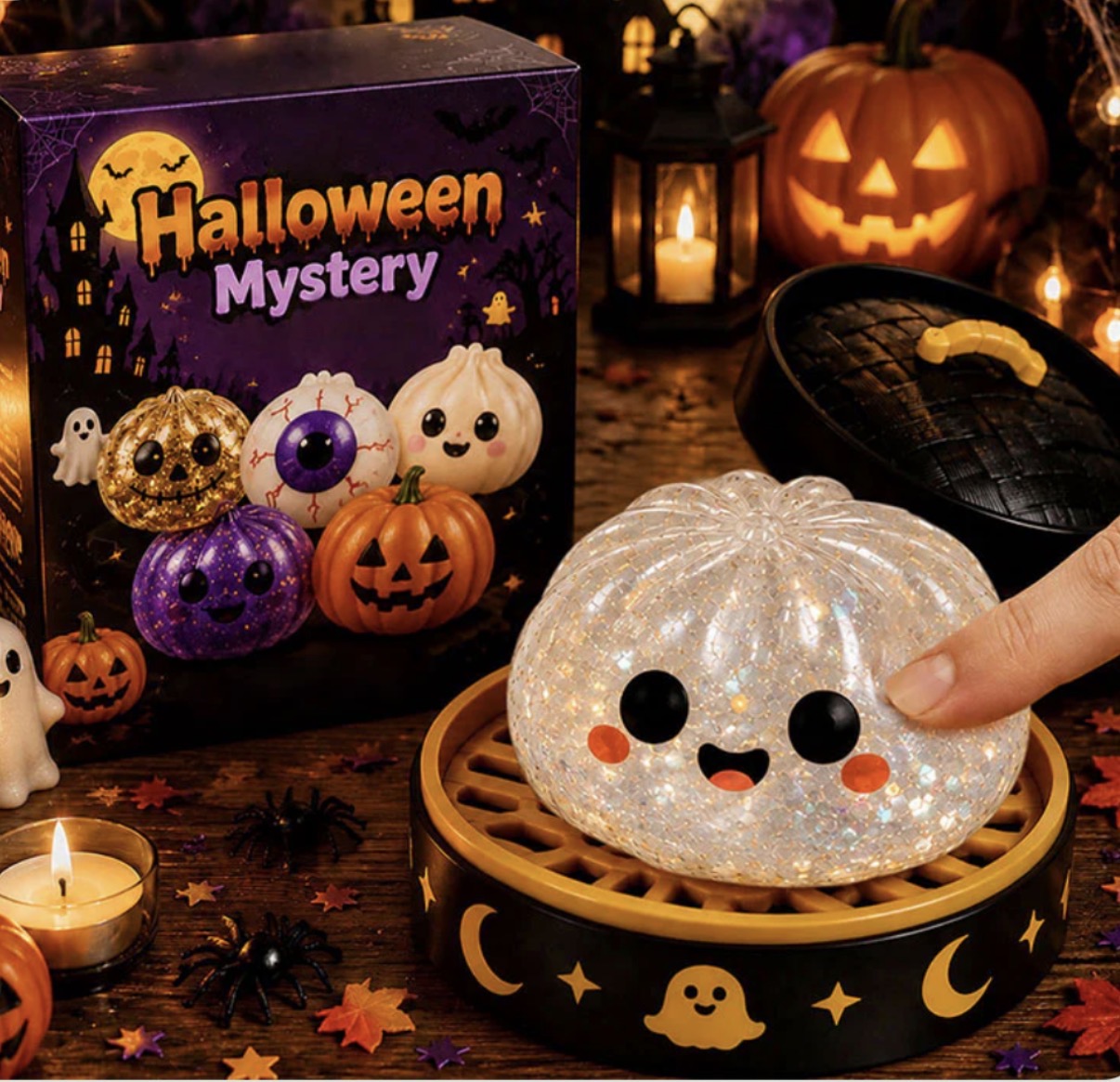 Halloween Mystery Dumpling - set of 5 - Liquid Pectin - shipping estimate 7/24