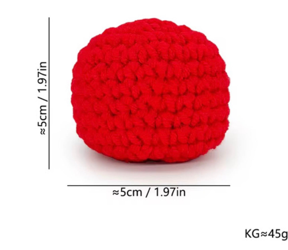 Solid Hacky Sacks - set of 7 - shipping estimate 6/24
