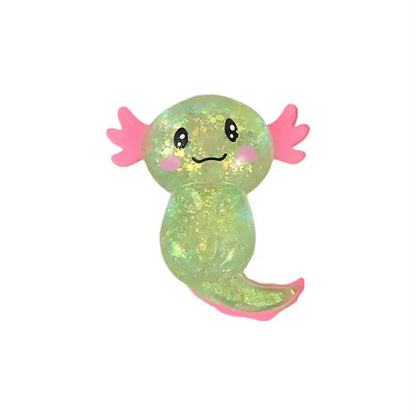 Axolotl Glitter Squish