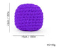 Solid Hacky Sacks - set of 7 - shipping estimate 6/24