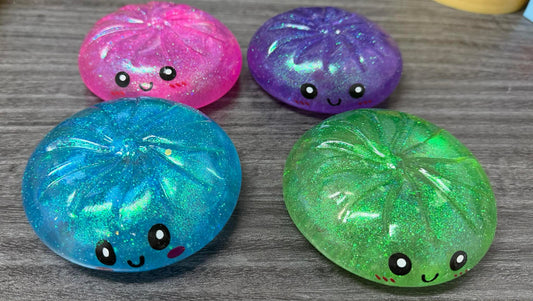 Glitter Gel Dumpling (set of 12 - mixed colors) shipping estimate 6/20)