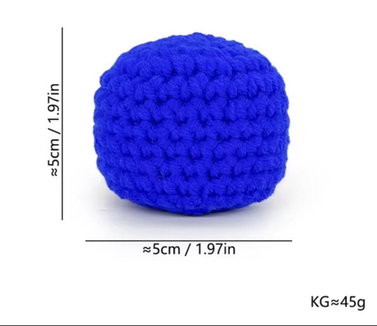 Solid Hacky Sacks - set of 7 - shipping estimate 6/24