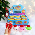 Santa Dumpling Squeaker -set of 12 mixed colors