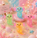 Axolotl Glitter Squish