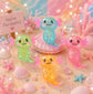 Axolotl Glitter Squish