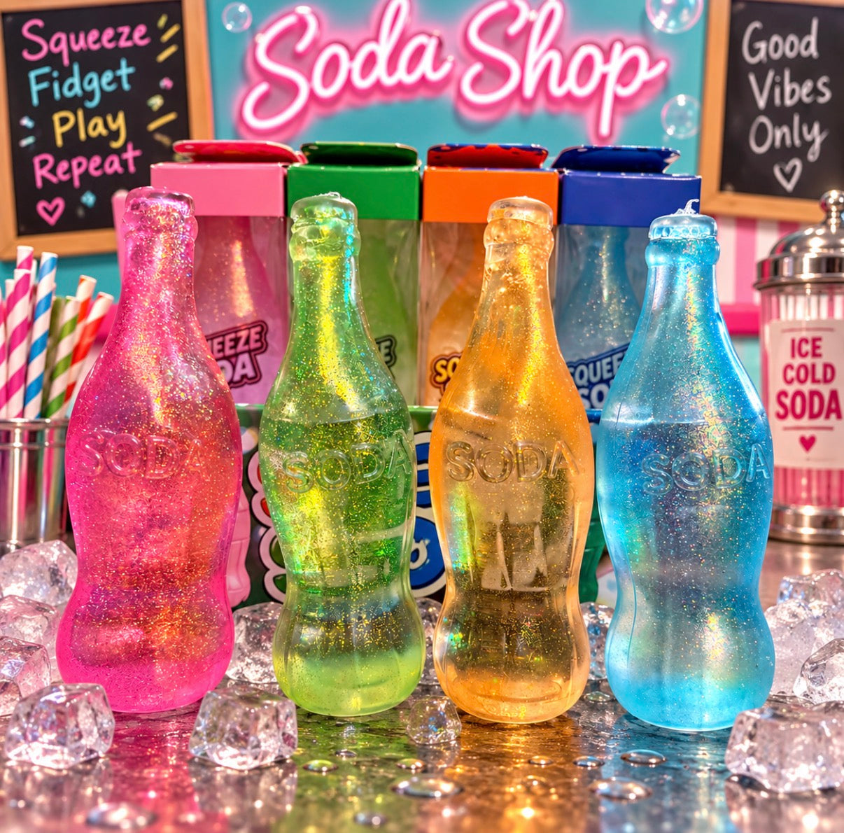 Squeeze Soda - set of 12