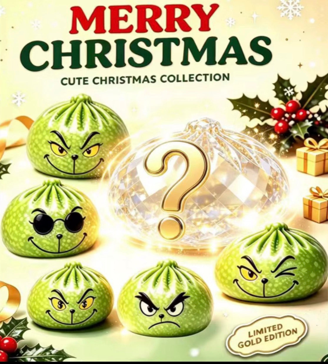 Merry Mischief Dumplings - Glow In The Dark - Set of 6 - shipping estimate 8/18