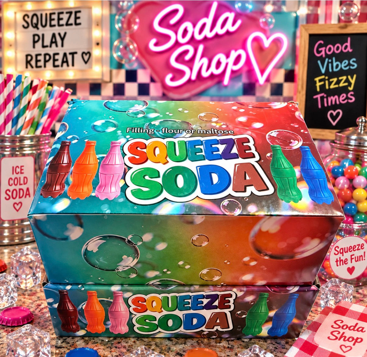 Squeeze Soda - set of 12