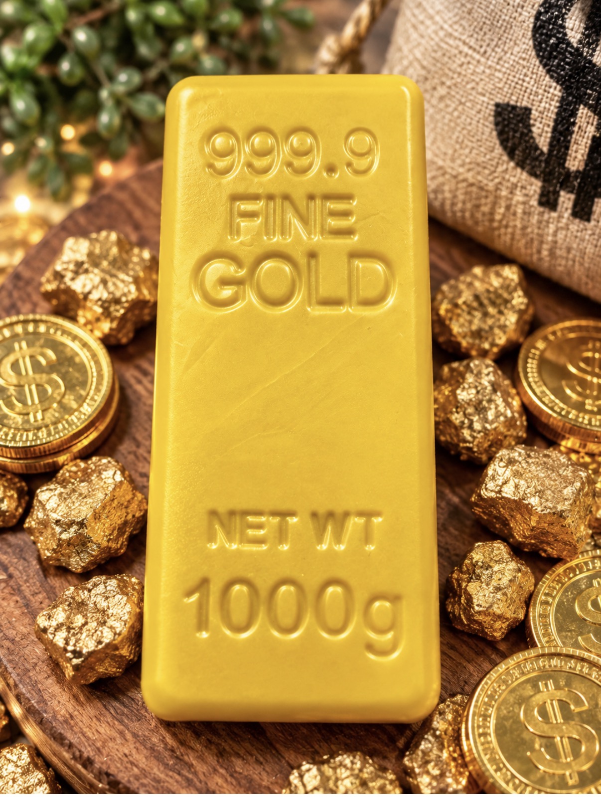 Soft Squishy Gold Bar