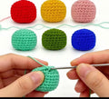 Solid Hacky Sacks - set of 7 - shipping estimate 6/24