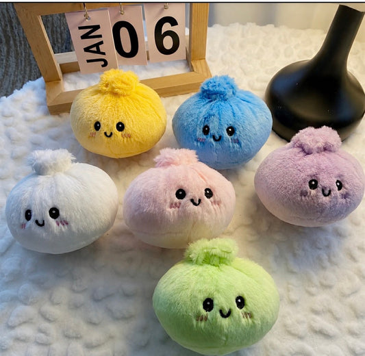 Dumpling Plush Keychain