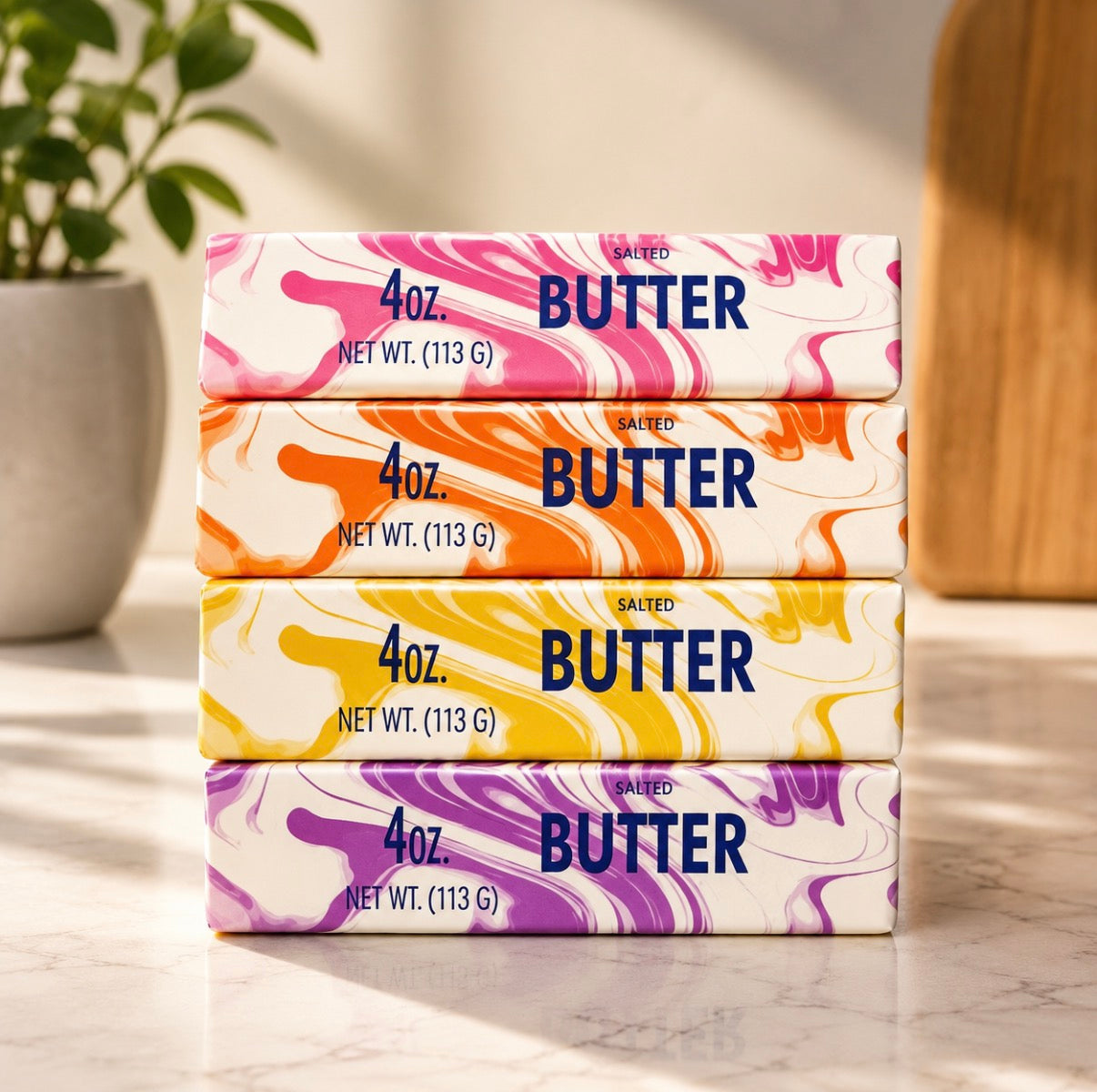 Pastel Swirl Butter