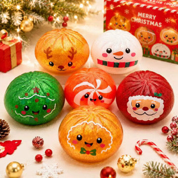 Holly Jolly Dumplings - set of 6- shipping 9/15