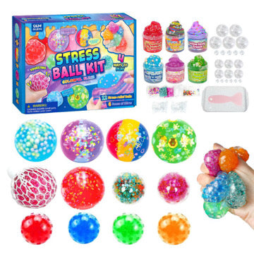 Squish & Sparkle: DIY Stress Ball Kit