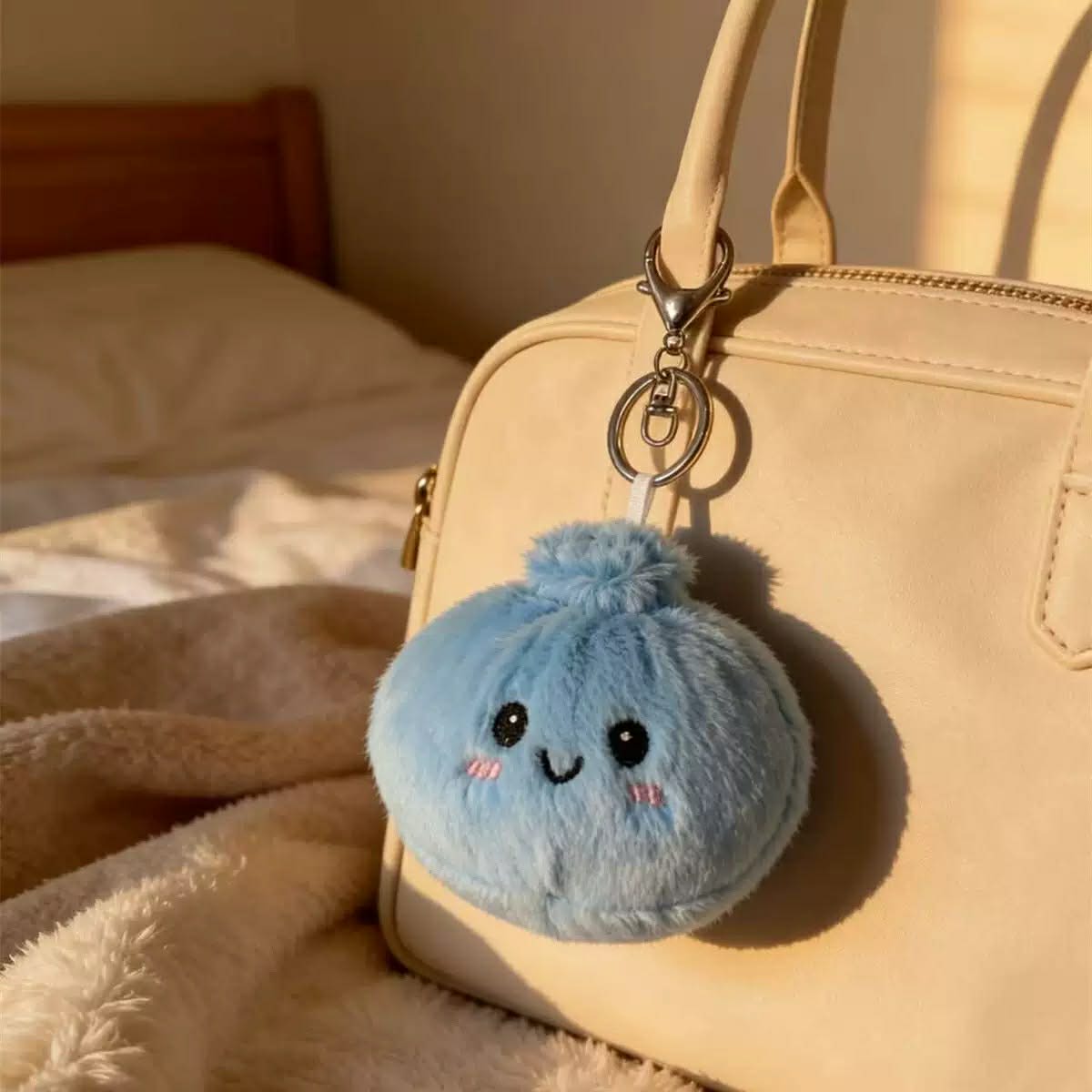 Dumpling Plush Keychain