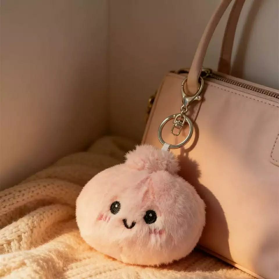 Dumpling Plush Keychain