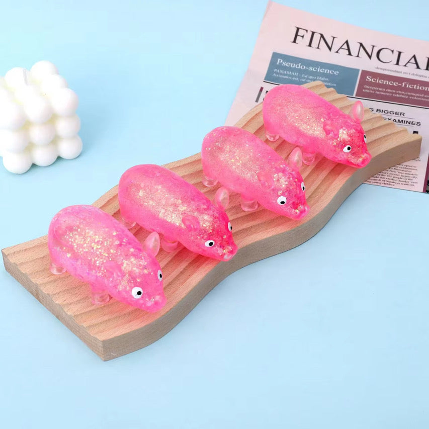 Pink Pig Maltese Squishy
