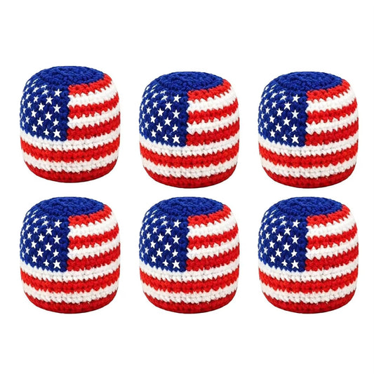 All American Hacky Sacks - set of 6 - shipping estimate 6/24