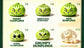 Merry Mischief Dumplings - Glow In The Dark - Set of 6 - shipping estimate 8/18